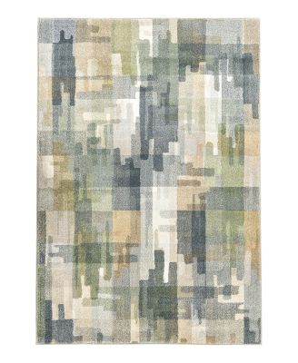 Orian - Orian Riverstone Metro Plaid Area Rug, 5'3" x 7'6"