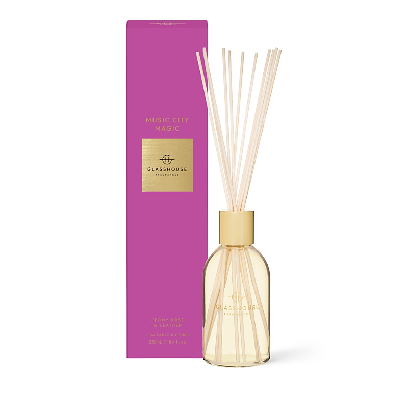 Glasshouse Fragrances Glasshouse Fragrance Music City Magic Reed Diffuser 8.4 Fl. Oz.