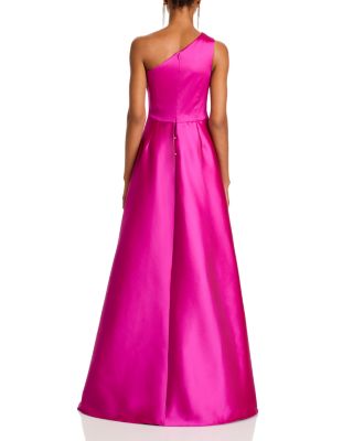 Crepe One Shoulder Gown