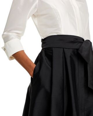 Taffeta Shirt Gown