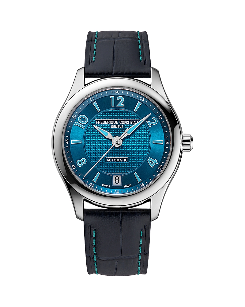 Frederique Constant Classics Runabout Automatic 36mm In Blue/black