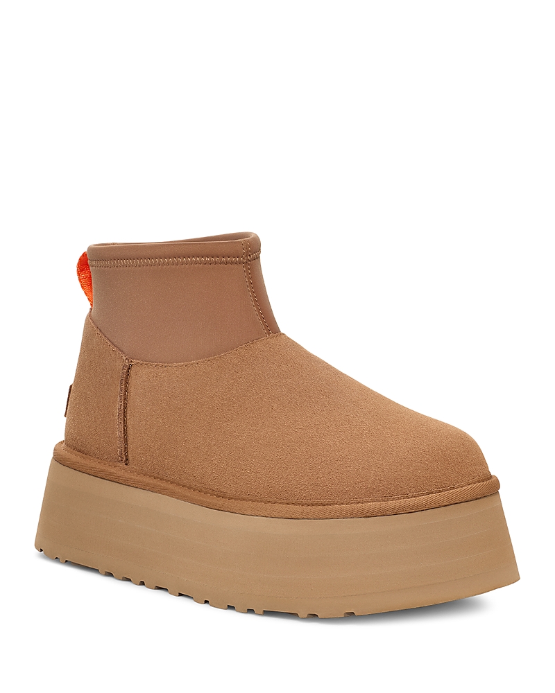 Ugg 50mm Classic Mini Dipper Suede Boots In Brown