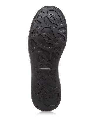 Men's Oversized Leather Heel Detail Sneakers