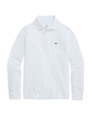 Vineyard Vines - Boys' Long Sleeved Jersey Polo - Little Kid, Big Kid