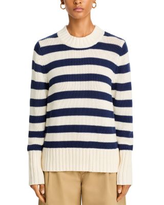 Kule The Finn Cotton Stripe Knit Sweater Smart Closet