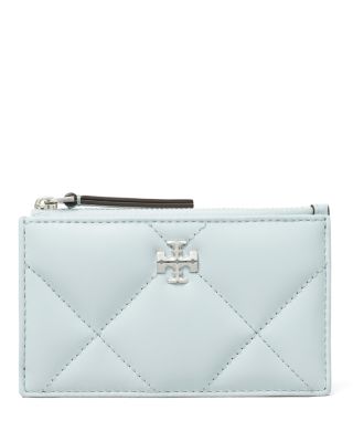 Tory Burch Kira Diamond Quilt Zip Card Case