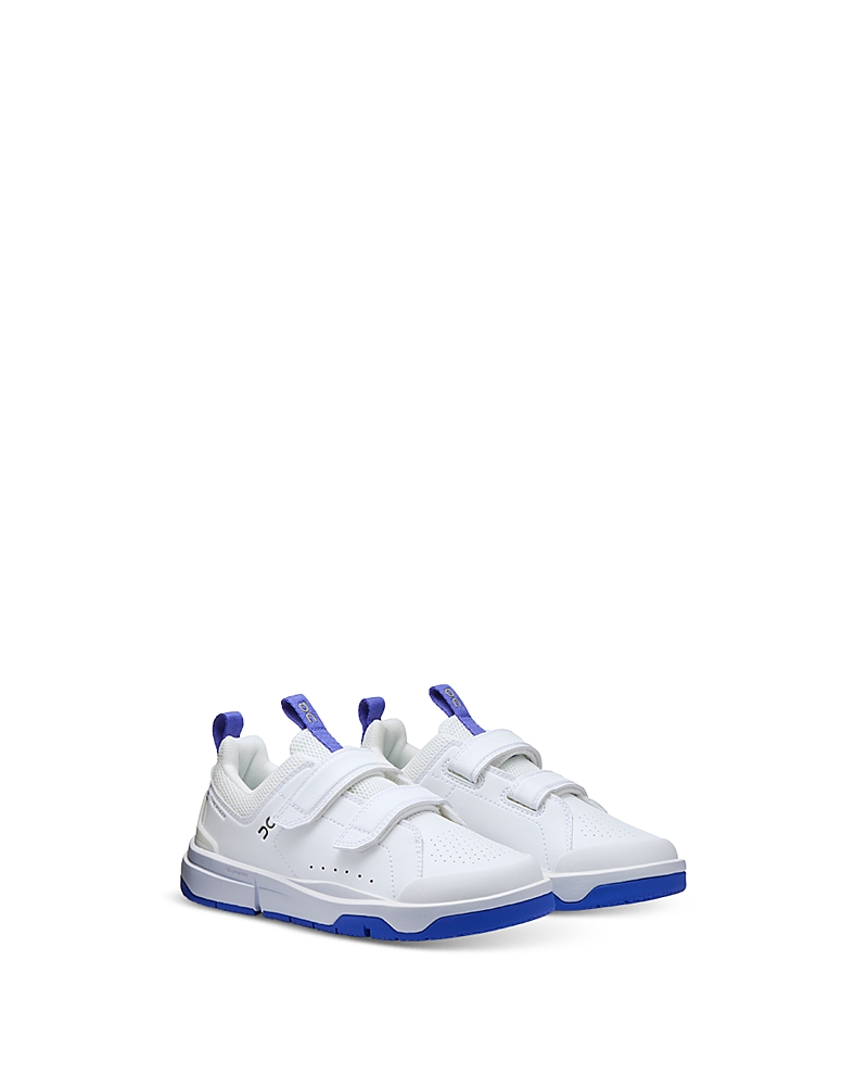 On Unisex The Roger Kids Sneakers - Little Kid In White Indigo