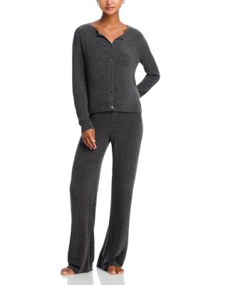 BAREFOOT DREAMS - Ribbed Cardigan & Lounge Pants