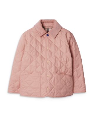 Burberry - Girls' Quilted Barn Jacket - Little Kid, Big Kid