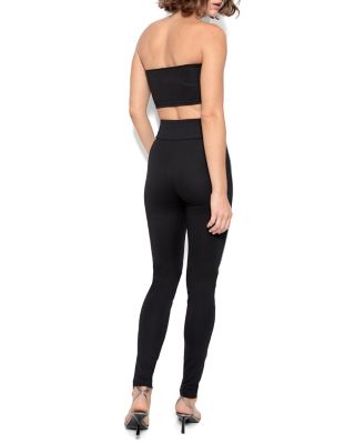 Gigi Stretch Leather Leggings