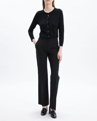 Cropped Wool Cardigan 