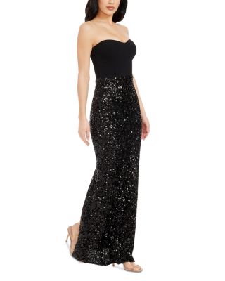 Vada Sequin Sweetheart Gown