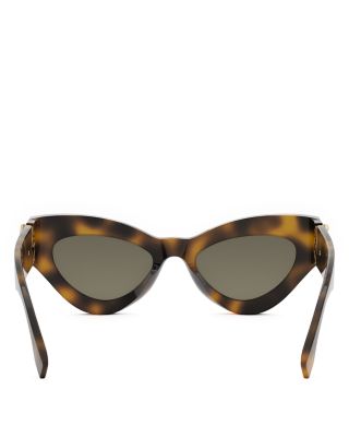 FF Diamond Cat Eye Sunglasses, 52mm