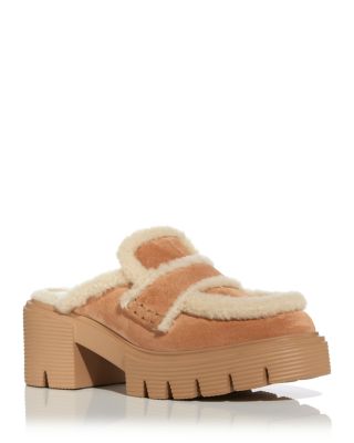 Stuart Weitzman - Women's Lennox Shearling Mules