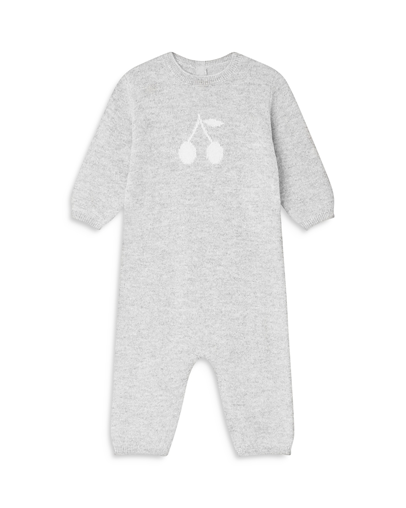 Bonpoint Girls' Tilouana Cashmere Coverall - Baby In Gris Chine C.