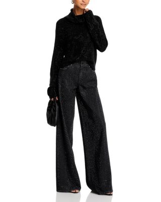 Corin Rhinestone Turtleneck Sweater