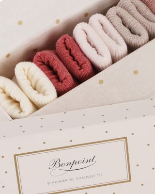 Unisex 7-Piece Cuffed Sock Set - Baby