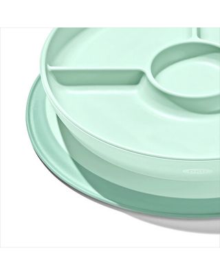 Tot Stick & Stay Suction Divided Plate