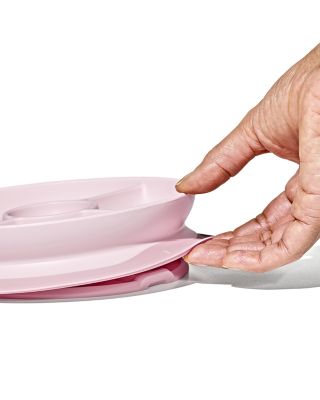 Tot Stick &amp; Stay Suction Divided Plate