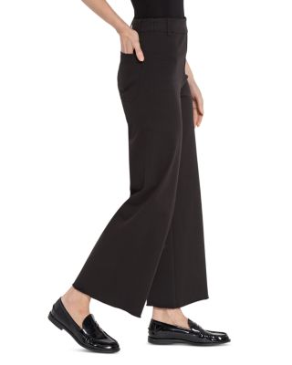 Erin High Rise Ankle Wide Leg Jeans in Black