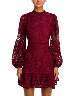 Long Sleeve Lace Dress - Exclusive
