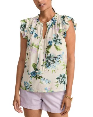 Vineyard Vines - Ruffle Trim Top