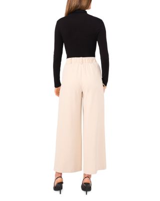 Mid Rise Wide Leg Pants