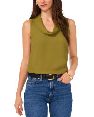 VINCE CAMUTO - Sleeveless Cowl Neck Top
