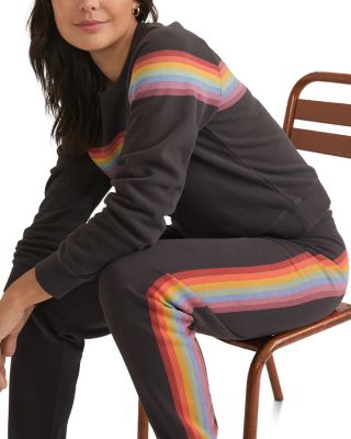 Anytime Rainbow Striped Sweatpants  