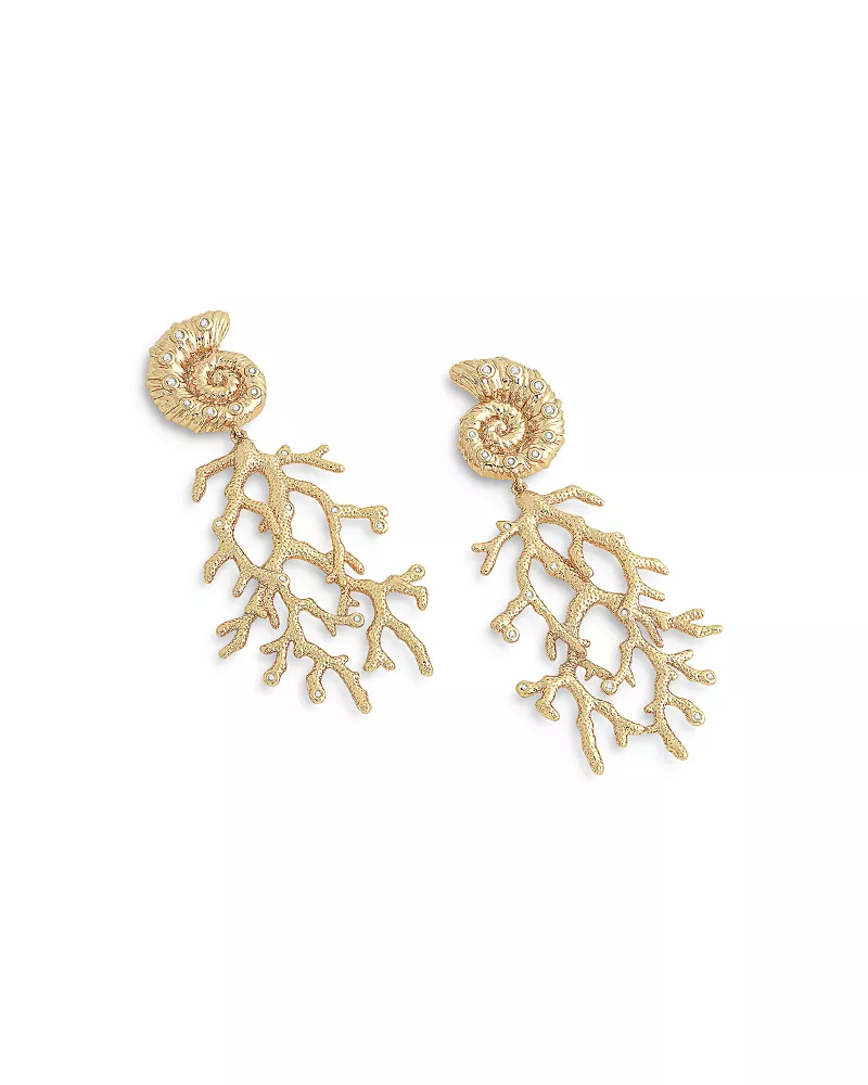 Anabel Aram Shell Drop Earrings