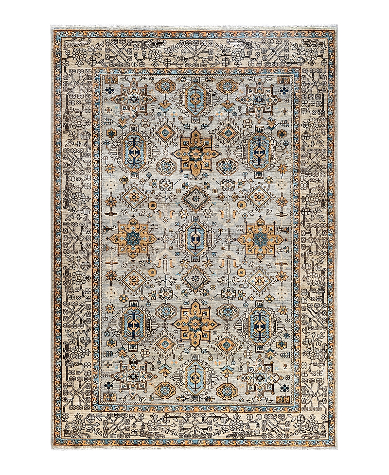 Bloomingdale's Serapi M1993 Area Rug, 6'1 X 9' In Gray