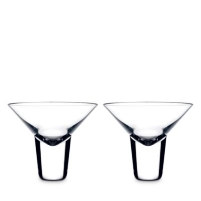 Nude Glass - Gravity Martini Cocktail Glass, Set of 2