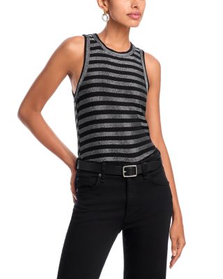 Veronica Beard - Jordyn Striped Crop Tank
