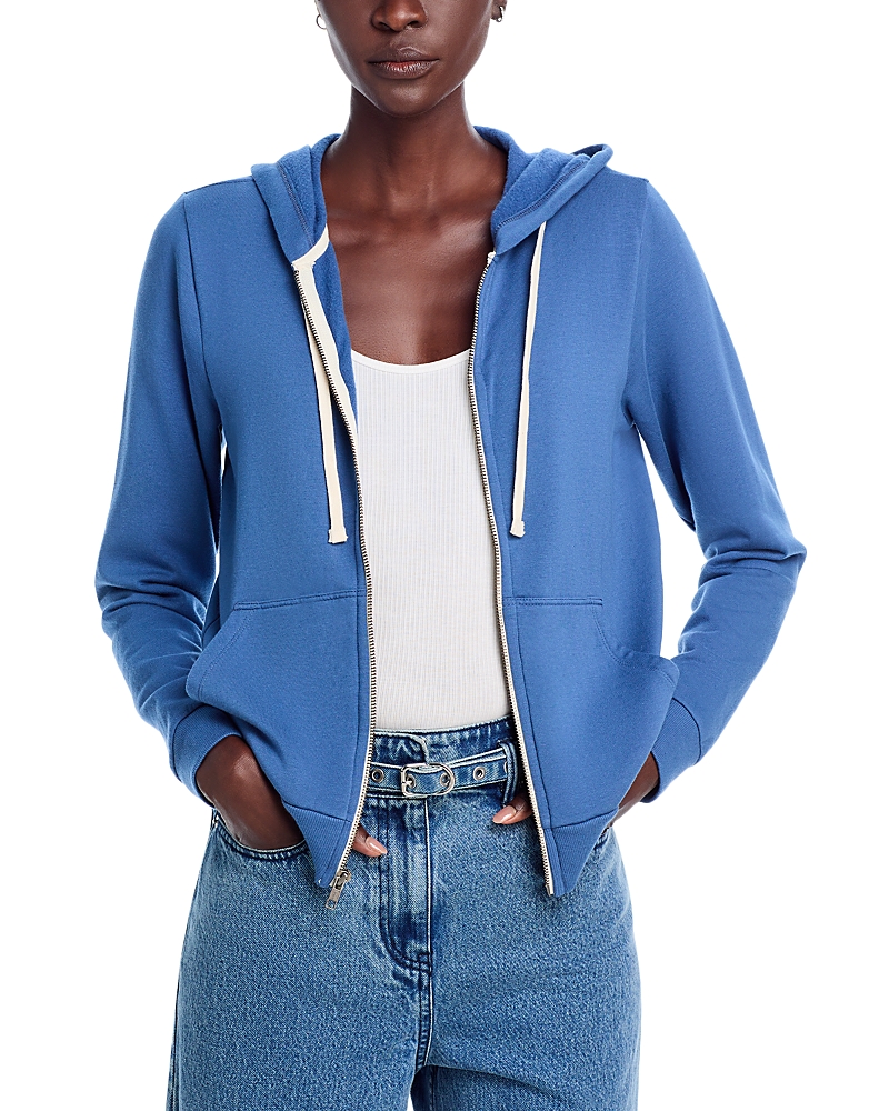 Marine Layer Afternoon Zip Hoodie In Faded Navy