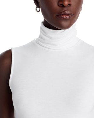 Sleeveless Turtleneck Top