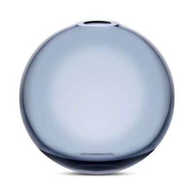 Nude Glass - Small Mars Vase, Steel Blue