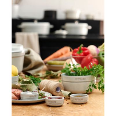 Condiment Dishes, White Truffle, Set of 4