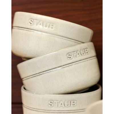 5" Cereal Bowl, White Truffle, Set of 4