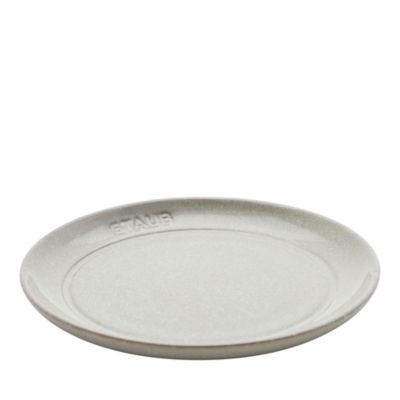 6" Appetizer Plate, White Truffle, Set of 4