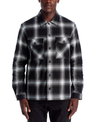 Enalu Cotton Plaid Oversized Fit Shirt Jacket