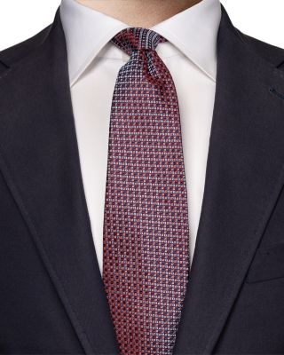 Eton Classic Micro Geometric Silk Tie