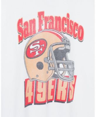 Unisex NFL San Francisco 49ers Throwback Helmet Flea Market Tee