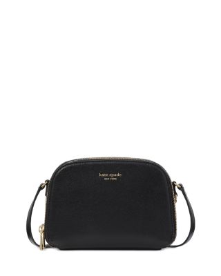 kate spade new york - Devin Mini Saffiano Leather Double Zip Dome Crossbody