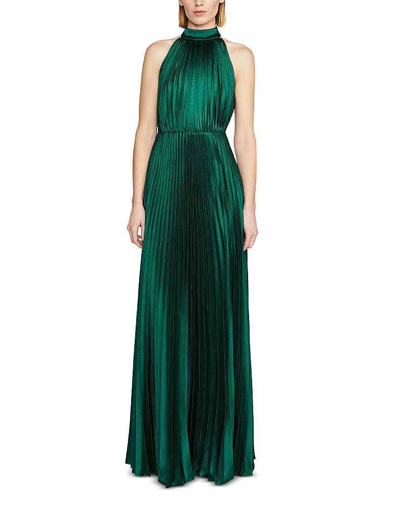 Ml Monique Lhuillier Jacqueline Pleated Dress
