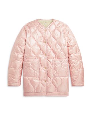 Ralph Lauren - Girls' Quilted Teddy Fleece Reversible Jacket - Little Kid, Big Kid