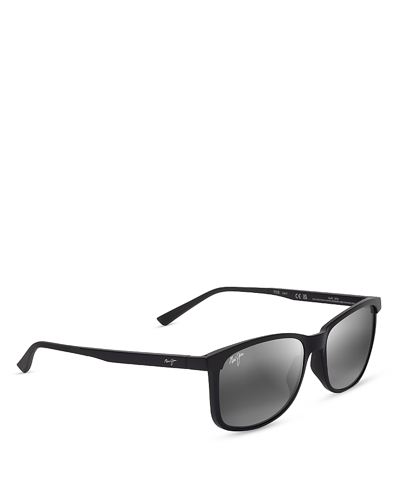 MAUI JIM HULILI RECTANGULAR SUNGLASSES, 57MM