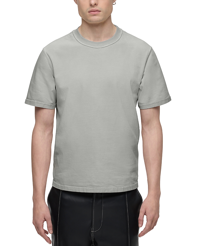 Hudson Jeans Heavyweight Cotton T-shirt In Lead
