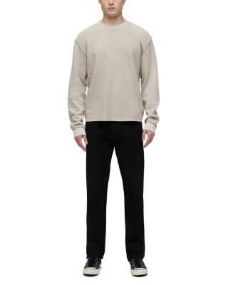 Byron Straight Fit Jeans in Black Ridge