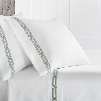 Italian Tivoli Embroidered Standard Pillowcase, Pair - Exclusive