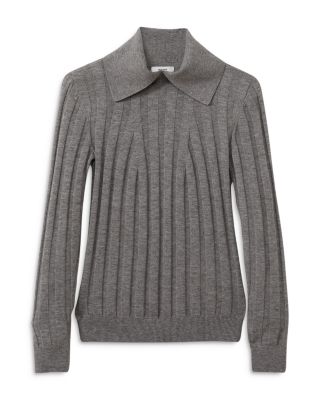 ★rolarola★ CHECK COLLAR PLEATS ONEPIECE GRAY One Piece Collar